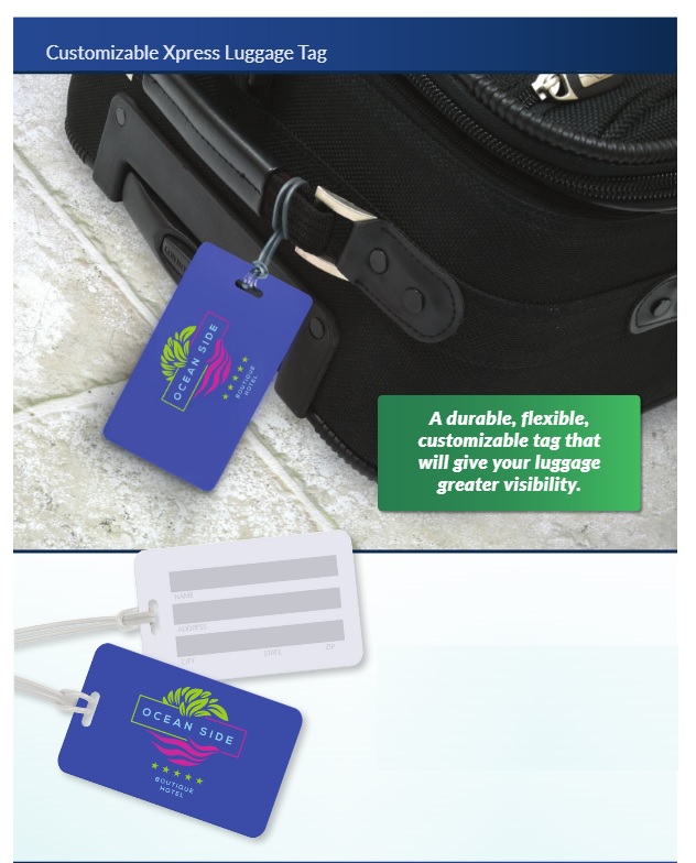 Customizable Xpress Luggage Tags